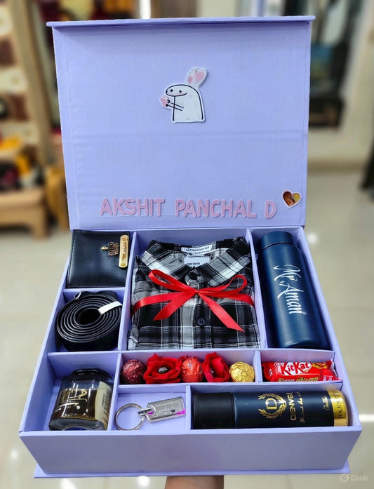 Gift box Mega Combo Hamper for him (6 in 1 COMBO)
